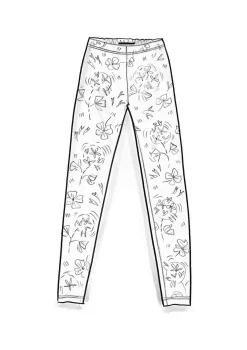 Gudrun Sjödén Leggings>Jerseyleggings „Pelargon“ aus Lyocell/Elasthan Pinie