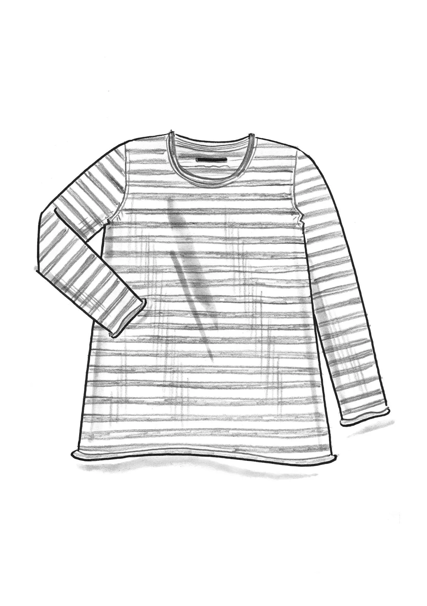 Gudrun Sjödén Pullover & Shirts>Lieblingspullover aus Bio-Baumwolle Schwarz-natur