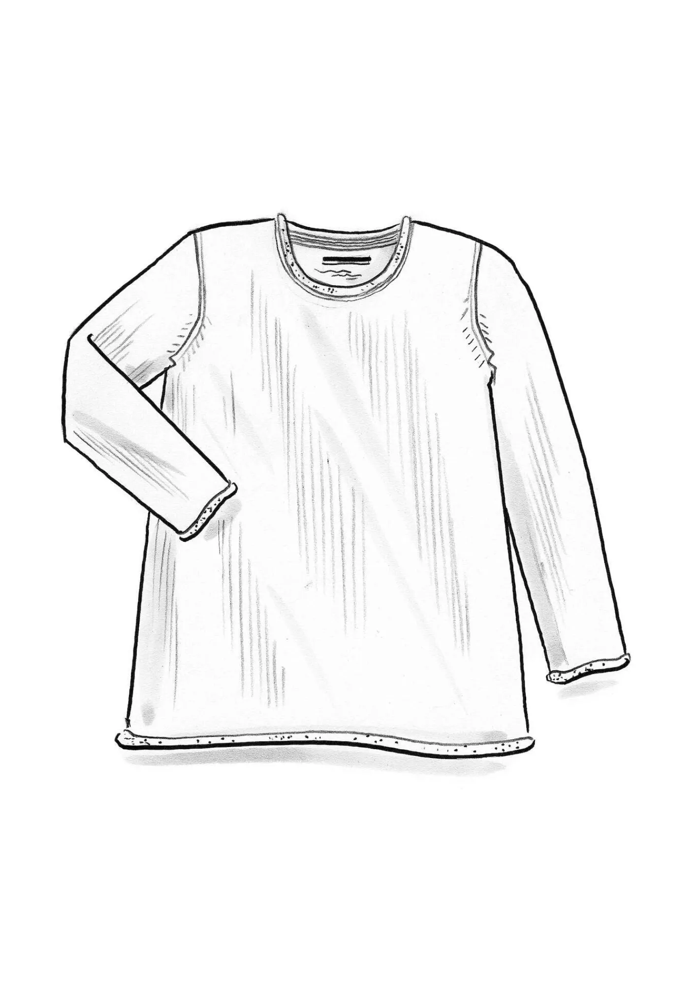 Gudrun Sjödén Pullover & Shirts>Lieblingspullover aus Bio-Baumwolle Granatapfel