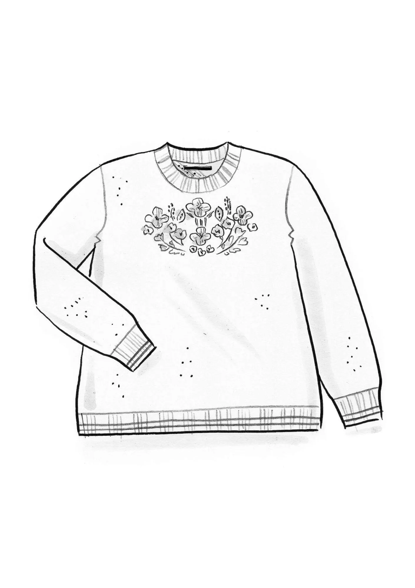 Gudrun Sjödén Pullover & Shirts>Pullover „Emelia“ aus Recycling-Wolle Dunkelpetrol