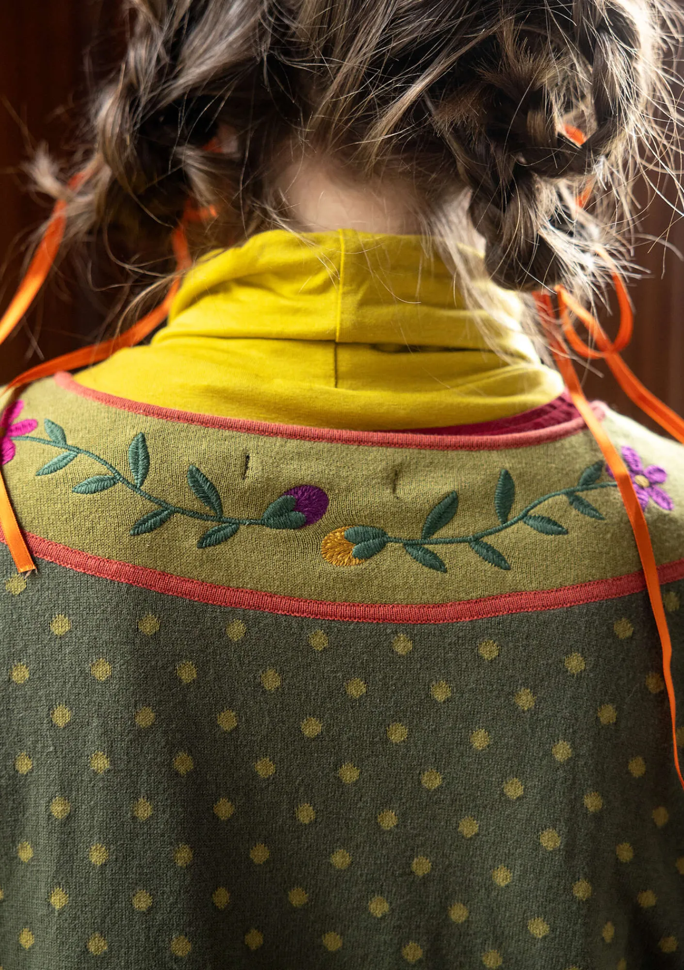 Gudrun Sjödén Pullover & Shirts>Pullover „Maria“ aus Bio-/Recycling-Baumwolle Pinie