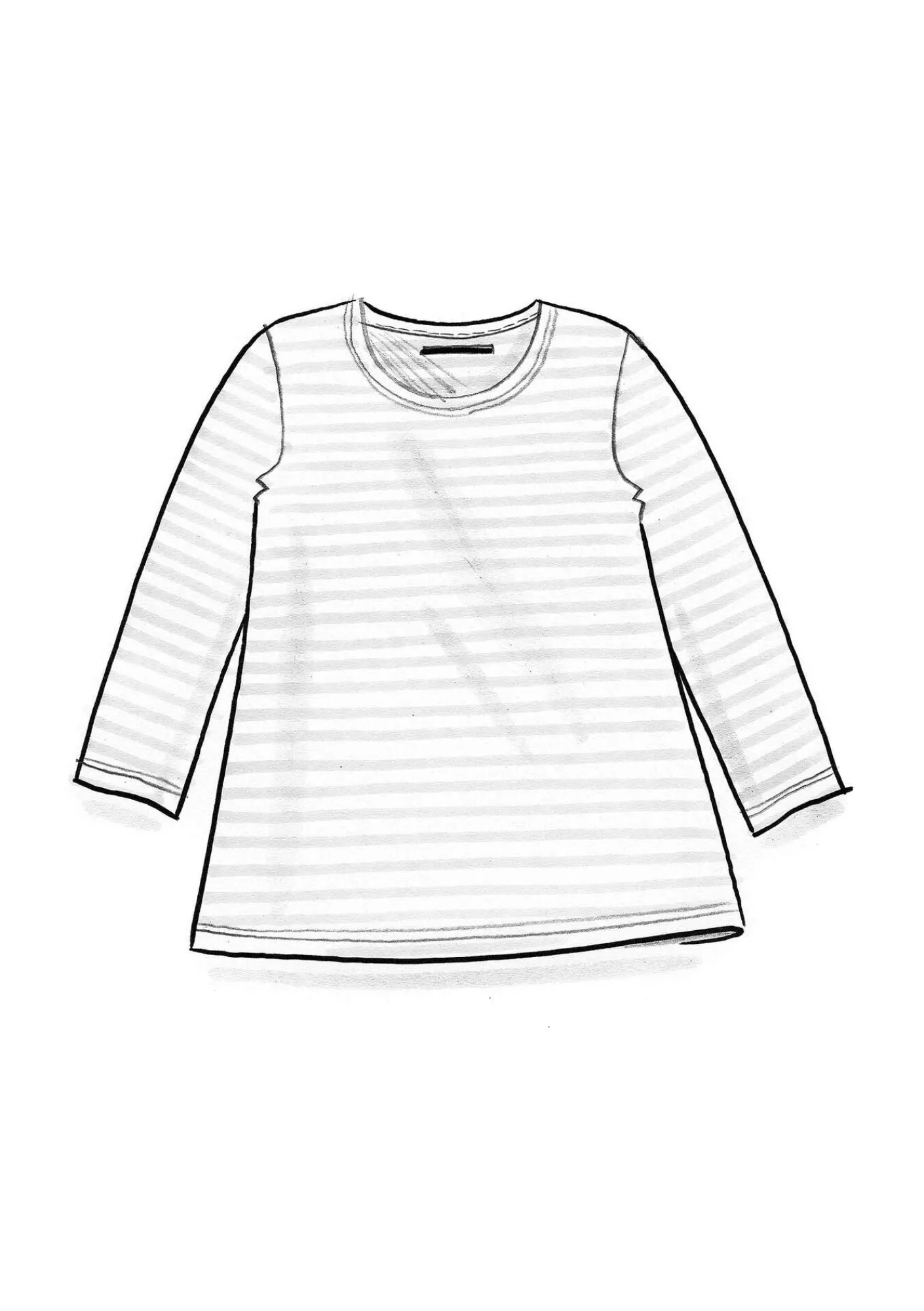Gudrun Sjödén Pullover & Shirts>Shirt „Mika“ aus Bio-Baumwolle/Modal Basilikum-hellorientgrün