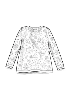 Gudrun Sjödén Pullover & Shirts>Shirt „Ylfa“ aus Lyocell/Elasthan Grafit